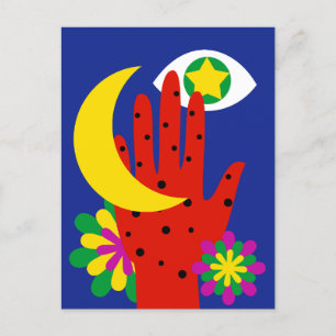 Cartão Postal De Festividades Sonhos Celestiais
