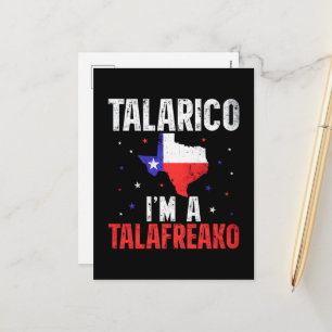 Cartão Postal De Festividades Sou Um Talafreako James Talarico 2026 Texas