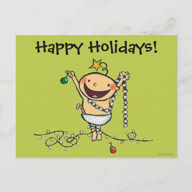 Cartão Postal De Festividades Sou uma Árvore de Natal! (Frente)