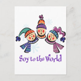 Cartão Postal De Festividades Soy para o Feriado Mundial