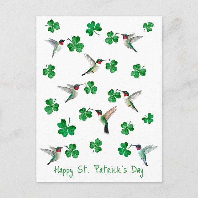Cartão Postal De Festividades St. Patrick's Day (Frente)