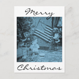 Cartão Postal De Festividades Stereoview - Natal Patriótico em 1901