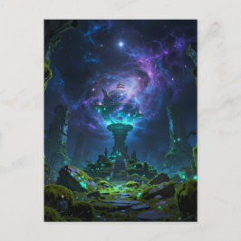 Cartão Postal De Festividades Sternenpfad – Reise durch das Universum