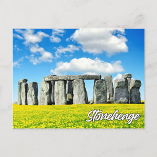 Cartão Postal De Festividades Stonehenge, Wiltshire, Inglaterra