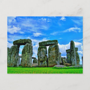Cartão Postal De Festividades Stonehenge, Wiltshire, Inglaterra, Pedras Pré-Hist