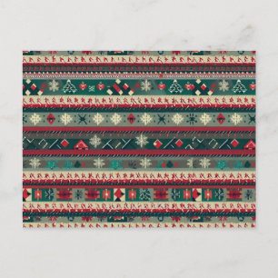 Cartão Postal De Festividades Sweater Feio Natal 4