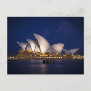 Cartão Postal De Festividades Sydney Austrália Opera House