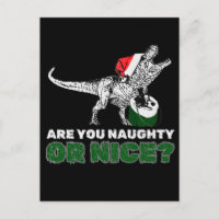 T-Rex Papai Noel Dinossauro de Natal