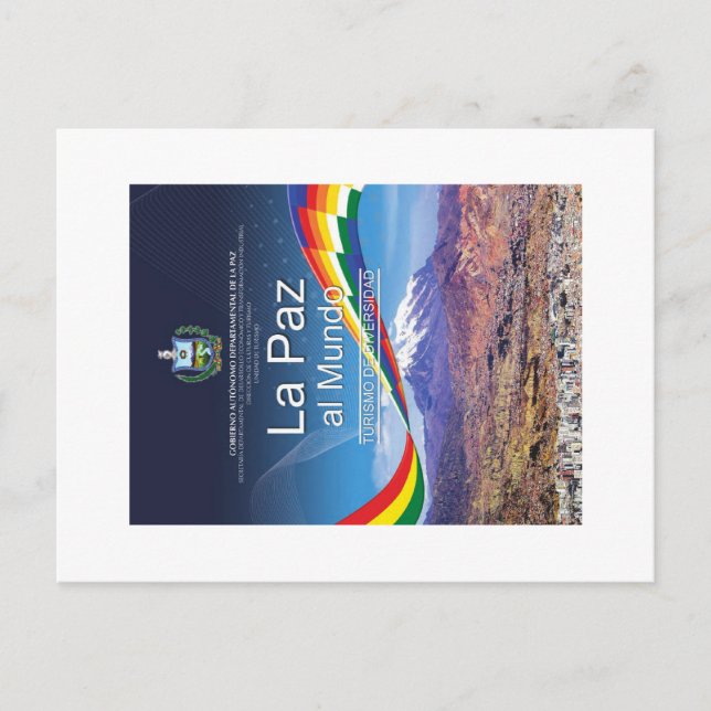 Cartão Postal De Festividades Tarjeta Posta La Paz al mundo (Frente)