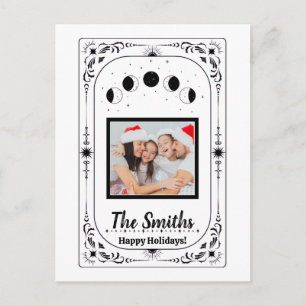 Cartão Postal De Festividades Tarot de Fotos Personalizados Família Moderna Novo