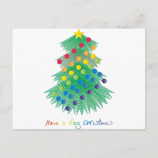 Cartão Postal De Festividades Tenha um Natal alegre