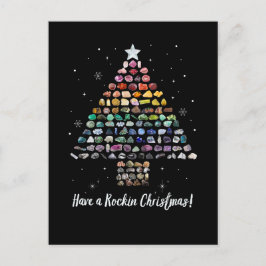 Cartão Postal De Festividades Tenha um Natal! Árvore de Natal Crystal