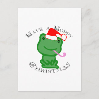 Cartão Postal De Festividades Tenha um Natal Hoppy!