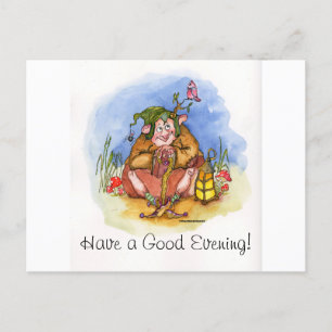Cartão Postal De Festividades Tenha uma boa noite!