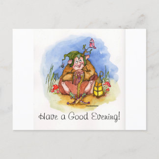 Cartão Postal De Festividades Tenha uma boa noite!