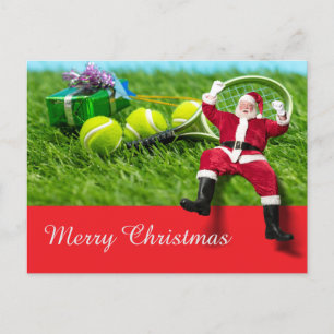 Cartão Postal De Festividades Tênis Natal com ornamento de presente de tênis H