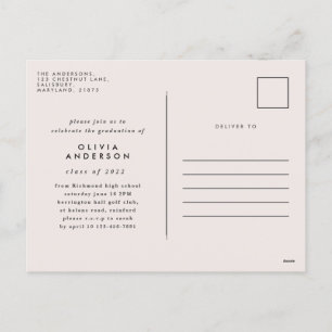 Cartão Postal De Festividades Teracotta geométrica multigráfica moderna e