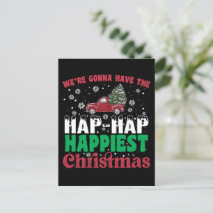 Cartão Postal De Festividades Teremos o Natal mais feliz