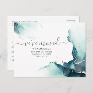 Cartão Postal De Festividades Terra como se tivéssemos movido o roteiro