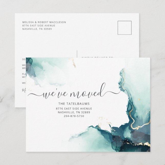 Cartão Postal De Festividades Terra como se tivéssemos movido o roteiro (Frente/Verso)