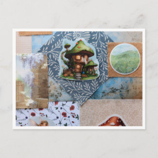 Cartão Postal De Festividades Terra das Fadas