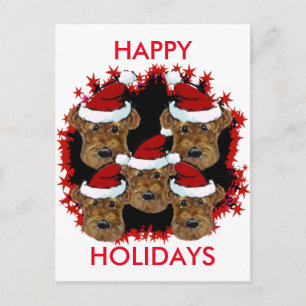 CARTÃO POSTAL DE FESTIVIDADES TERRIERES AIREDALE