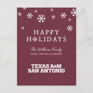 Cartão Postal De Festividades Texas A&M San Antonio