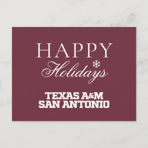 Cartão Postal De Festividades Texas A&M San Antonio