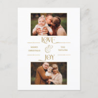 Tipografia Dourada de amor e alegria 2-Foto