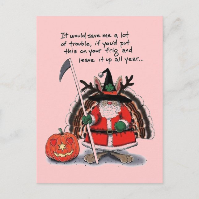 Cartão Postal De Festividades Todas as Ocasiões Cobertas (Frente)