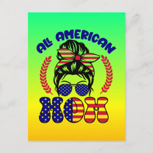 Cartão Postal De Festividades Todos os americanos Mãe-32169