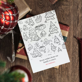 Cartão Postal De Festividades Tópico De Coloração Do Natal