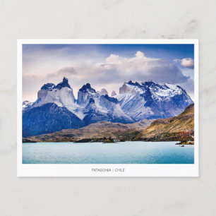 Cartão Postal De Festividades Torres del Paine in Patagonia,  Chile