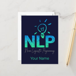 Cartão Postal De Festividades Treinador e treinador de programação neuro-linguís