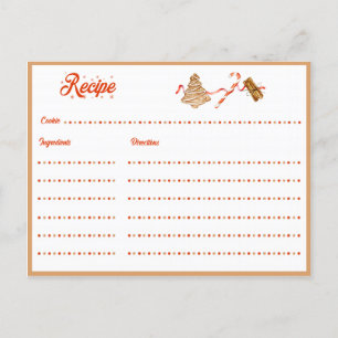 Cartão Postal De Festividades Troca de cookies de férias