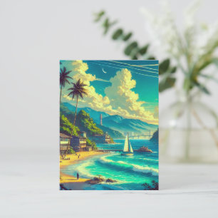 Cartão Postal De Festividades Tropical Ryukyu Dreams