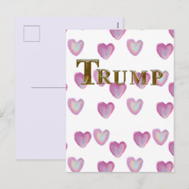 CARTÃO POSTAL DE FESTIVIDADES TRUMP