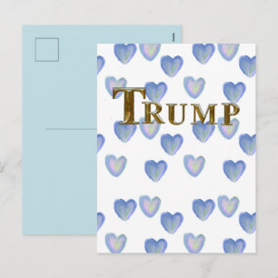 CARTÃO POSTAL DE FESTIVIDADES TRUMP