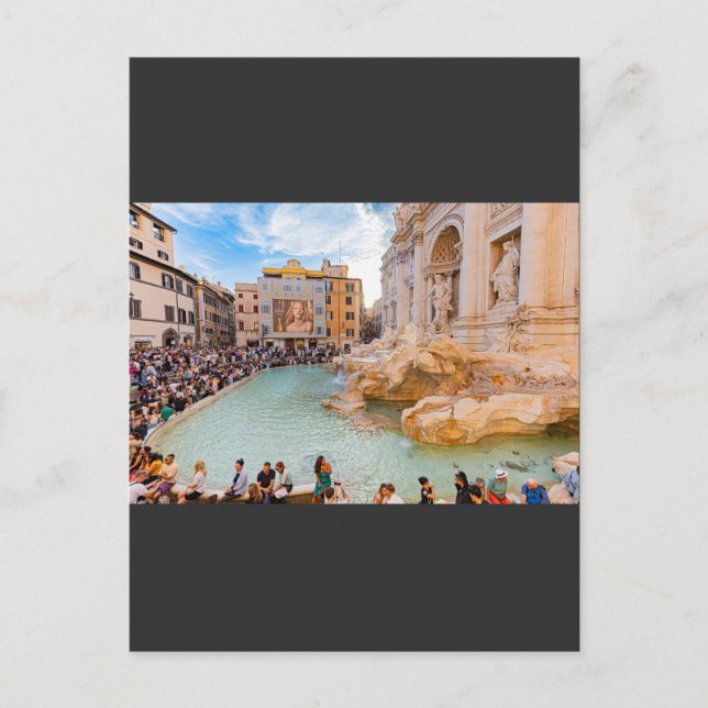 Cartão Postal De Festividades Tshirt Rome (Frente)