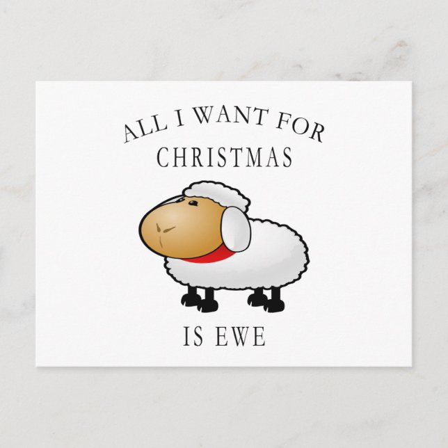 Cartão Postal De Festividades Tudo O Que Eu Quero É Olhar (Frente)