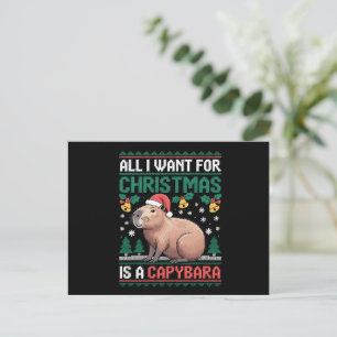 Cartão Postal De Festividades Tudo Que Eu Quero Para O Natal É Um Presente De An