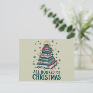 Cartão Postal De Festividades Tudo Reservado para Presente de Natal para Amante 