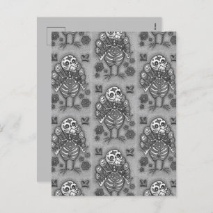 CARTÃO POSTAL DE FESTIVIDADES TURQUIA OSSOS COORDENTES AGRADECENDO AO CÉU DAS AV