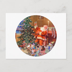 Cartão Postal De Festividades 'Twas the Night Before Christmas