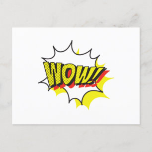 Cartão Postal De Festividades Uau dia livre Clássico