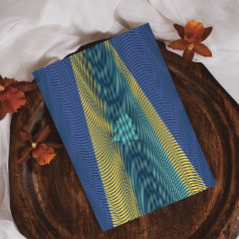 Cartão Postal De Festividades UFO Árvore Natal Abdução Blue Green Rad