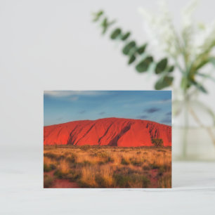 Cartão Postal De Festividades Uluru Austrália Sandstone Rock