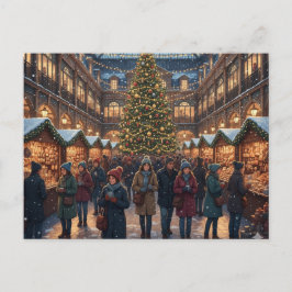 Cartão Postal De Festividades Um aconchegante Covent Garden - Natal em Londres