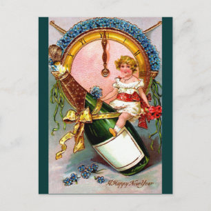 Cartão Postal De Festividades Um Feliz ano novo