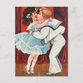 Cartão Postal De Festividades Um feliz Natal